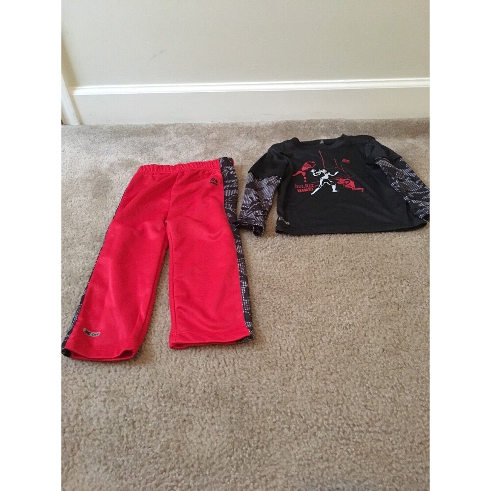 RBX Toddler Boys X-Dri Graphic ActiveWear Set Pants & Shirt Size 24 Months